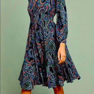 MAUVE MAPLEWOOD PEASANT DRESS